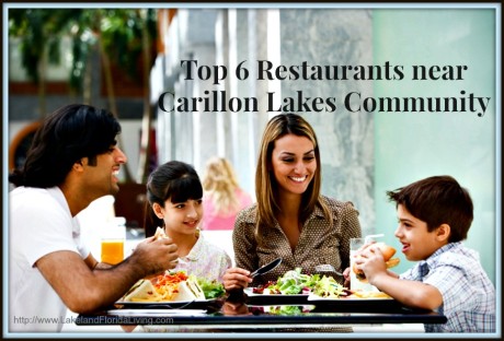 Looking for a place to satisfy your food cravings? The restaurants near Carillon Lakes community homes can offer you a wide variety of dishes that will suit your every craving!