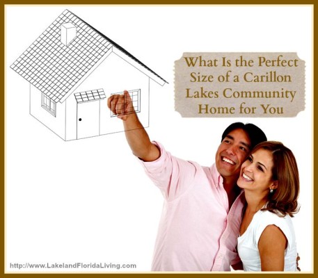 Know what size of Carillon Lakes community home is best for you!